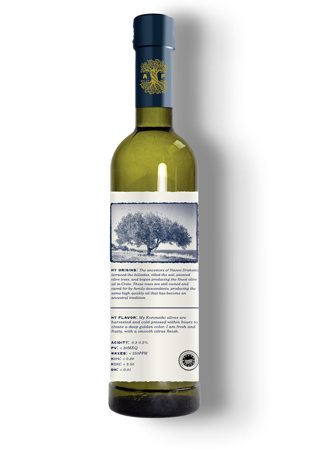 ÉDAFOS PDO Extra Virgin Greek Olive Oil - 500ml Bottle ÉDAFOS PDO Extra Virgin Greek Olive Oil - 500ml Bottle